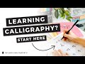 Your exact todo list if you want to learn calligraphy