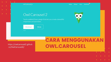 Cara menggunakan owl carousel