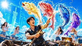 System: Ocean Survival: Awaken Sword‑Soul System, one fishing rod, dominate the ocean with four beau screenshot 2