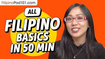 Learn Filipino in 50 Minutes - ALL Basics Every Beginners Need