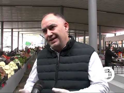 გურჯაანის აგრარული ბაზრის მოვაჭრეებს პირბადეები გადასცეს