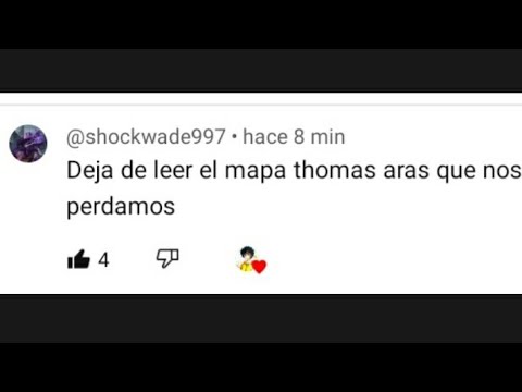 Deja de leer el mapa Thomas pero con comentarios de youtube