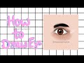 How to draw eye ? /time-lapse video