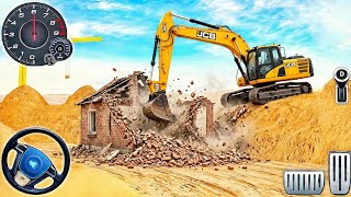 JCB City Road Construction Simulator 3D - City Construction Road Builder Simulator -Android Gameplay screenshot 5