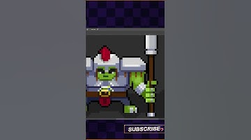 Pixel art ORC WARRIOR