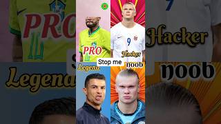 Impossible Stop Challenge 🔥 | Only 0.0001% can stop || Ronaldo || Haaland || Neymar Jr || #shorts