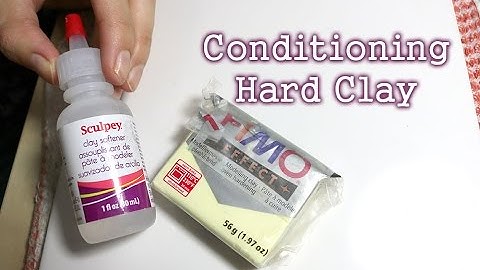 Tutorial: Conditioning Hard Polymer Clay (with or without softener)