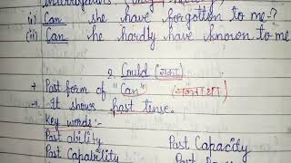 Modal part 2 "Could Modal" key words and examples with explaining