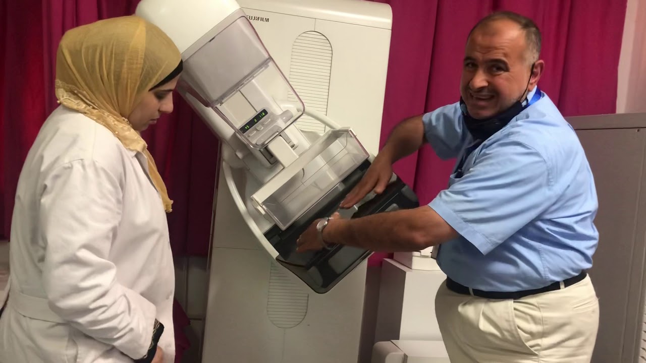 Mammogram techniqueتصوير الثدي الشعاعي