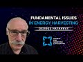 George Hathaway | Fundamental Issues in Energy Harvesting