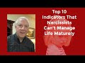 Top 10 Indicators That Narcissists Can't Manage Life Maturely