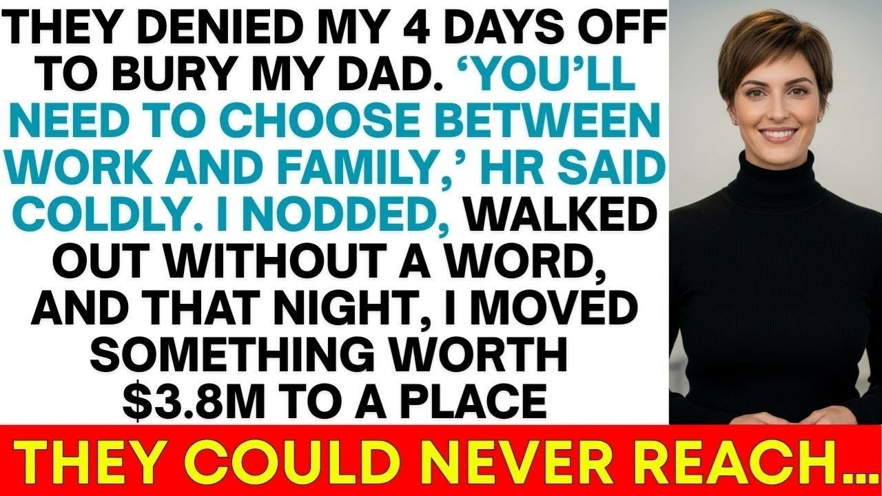 Company Denied My 4 Vacation Days For Dad's Funeral—That Night I Moved...