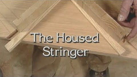 The Housed Stringer How to build stairs