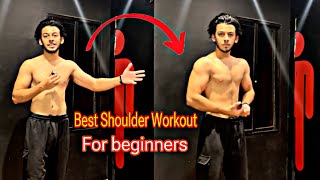 Best Shoulder Workout For Beginners 😎