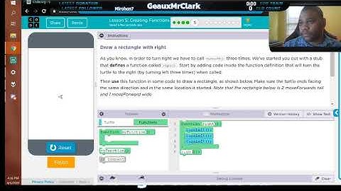 Code org Creating Functions and Multi Screen Apps