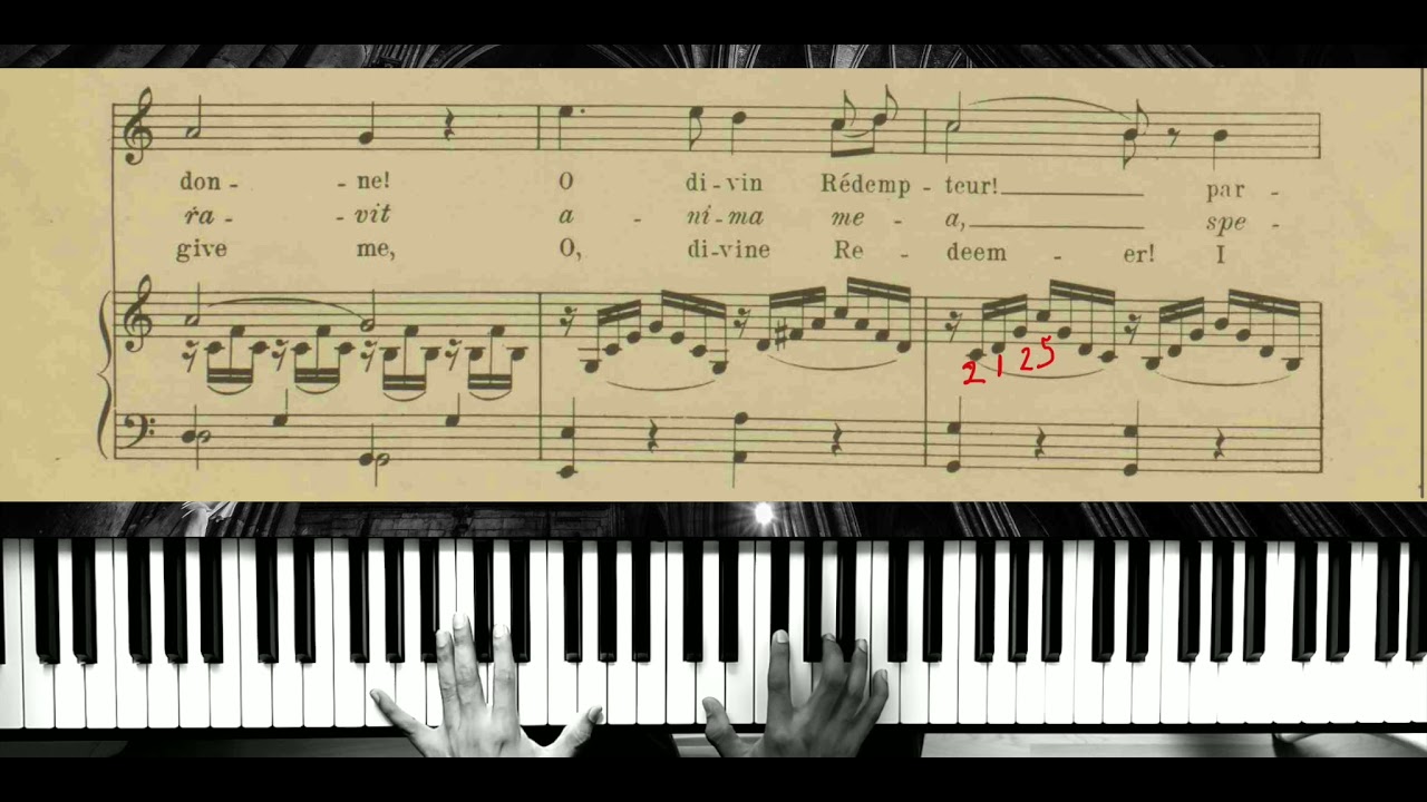 Gounod: O Divine Redeemer / acompañamiento de piano / Ecce Homo