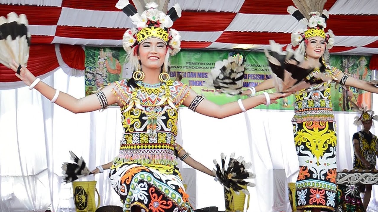 Festival Tari Pedalaman Kalimantan Utara di Tanjung Selor DAYAK