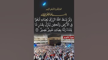 سورة الشورى الآية ( 27 )