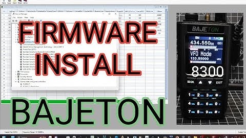 BAJETON BJ8300 INSTALL FIRMWARE v010 & CPS SOFTWARE- SEPTEMBER 2025