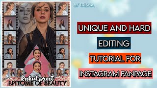 Unique hard editing tutorial for fanpage🤗. Trisha's creation screenshot 5