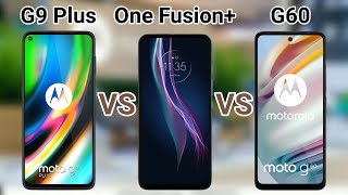 Moto G9 Plus vs Motorola One Fusion Plus vs Moto G60