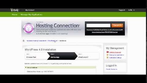 How to install WordPress with Godaddy