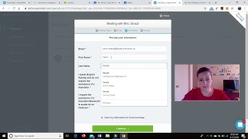 Using Appointlet with Mrs. Straub
