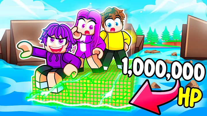 GLITCHED BOAT WITH 1M HP BLOCKS in Roblox Build a Boat!