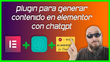 ✅ CHATGPT: Plugin para generar contenido en Elementor