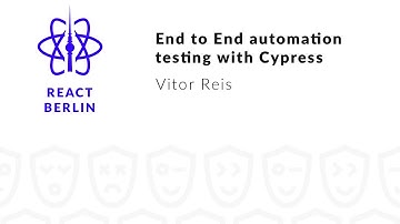 End to End automation testing with Cypress – Vitor Reis