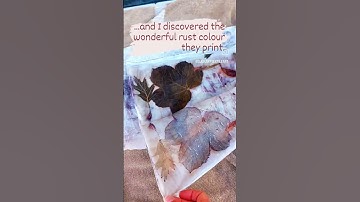 Discovering Eco Printing with Eucalyptus Leaves