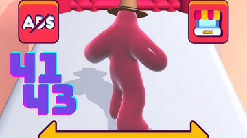 BLOB RUNNER 3D - GAMEPLAY - İOS ANDROİD - ALL LEVELS - LEVELS 41-43