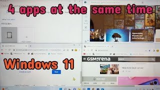 windows 11 split screen 4 apps at the same time