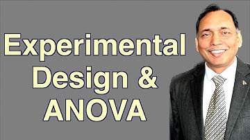 Introduction to experimental design and analysis of variance (ANOVA)