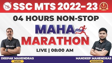 SSC MTS 2022-23 Marathon | 4 Hours Non-Stop | Mahendras