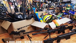 Box of Toys !!! 1.000.000 SUBSCRIBE - Guns Toys For Kids