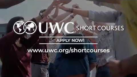 UWC Short Course season is here, apply now!