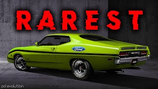 9 Rarest FORD Muscle Cars Ever Made!