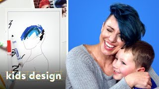 Kids Give Their Mom a Wild New Hairstyle | Kids Design | HiHo Kids