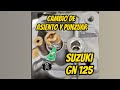 Cambio de asiento y punzuar Suzuki GN 125