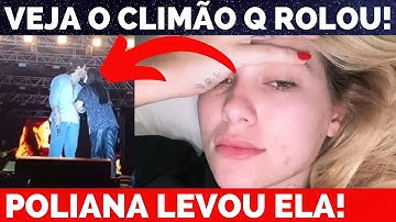 Clima de romance! Ana Castela sobe ao palco em show de Zé Felipe e troca carinhos