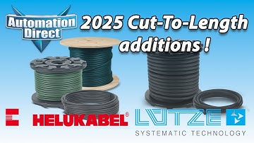 LUTZE (FBP) VFD & Helukable Communication Cut-to-Length Cable Options from AutomationDirect