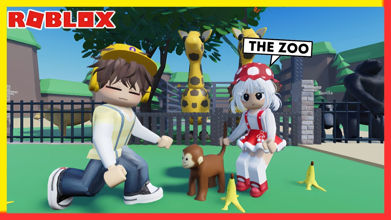 Cio Dan Cia Pergi Ke Kebun Binatang Terbesar ZOO The OBBY! (ROBLOX)