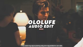ololufe (tiktok version/slowed/extended) || oxlade ft. sarkodie [edit audio] use 🎧