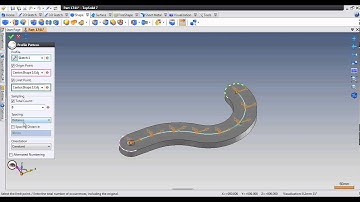 Repetition by profile pattern in TopSolid 7