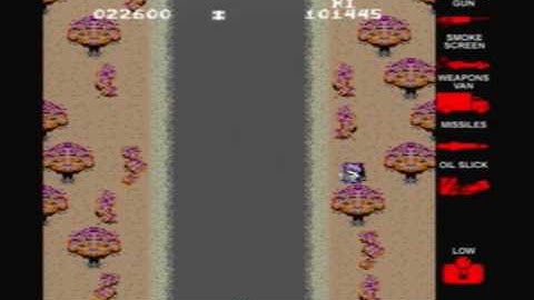 Spy Hunter (Arcade) Gameplay