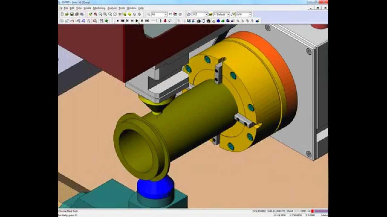ESPRIT FIL EDM 5 Axes SpinnBurn MHAC TECHNOLOGIES YouTube