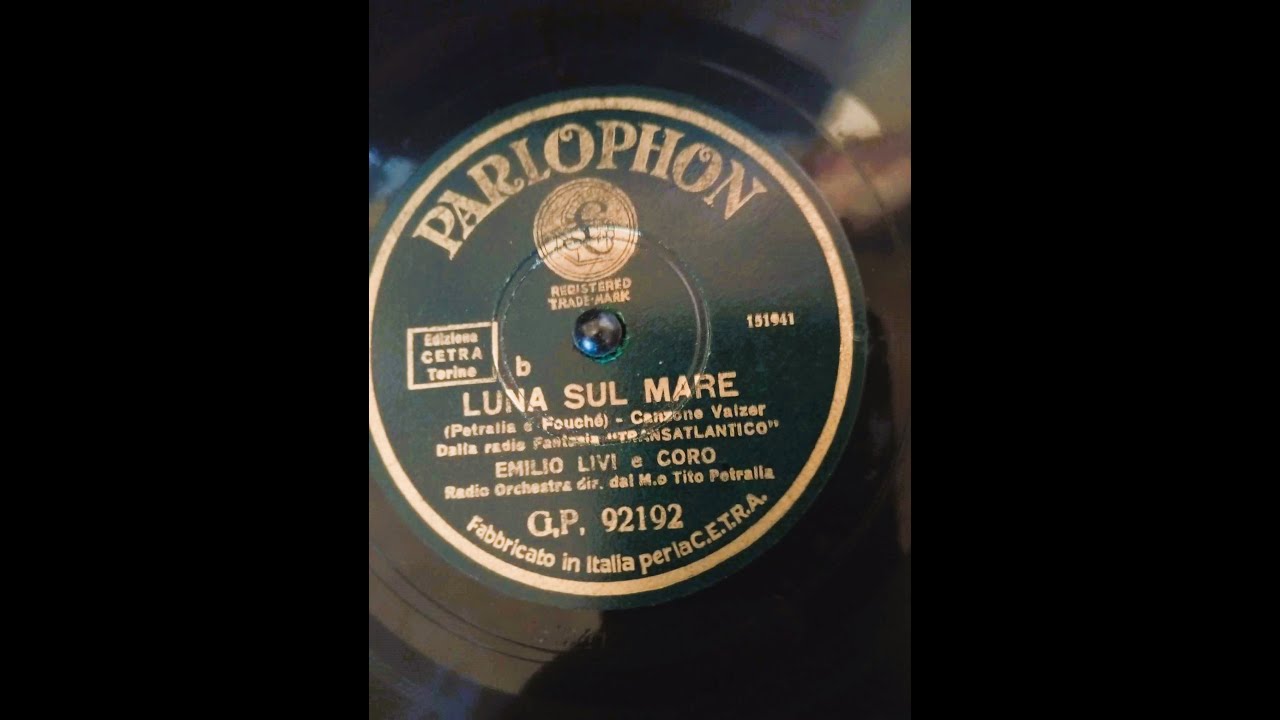 Luna sul mare - Emilio Livi e Coro - YouTube