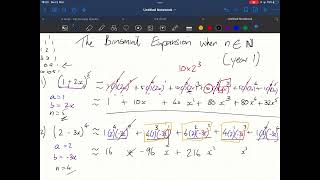 A Level - Quick and Accurate Binomial Expansion & How to use your calculator