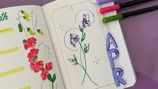 PLAN WITH ME | April 2022 Bullet Journal Setup